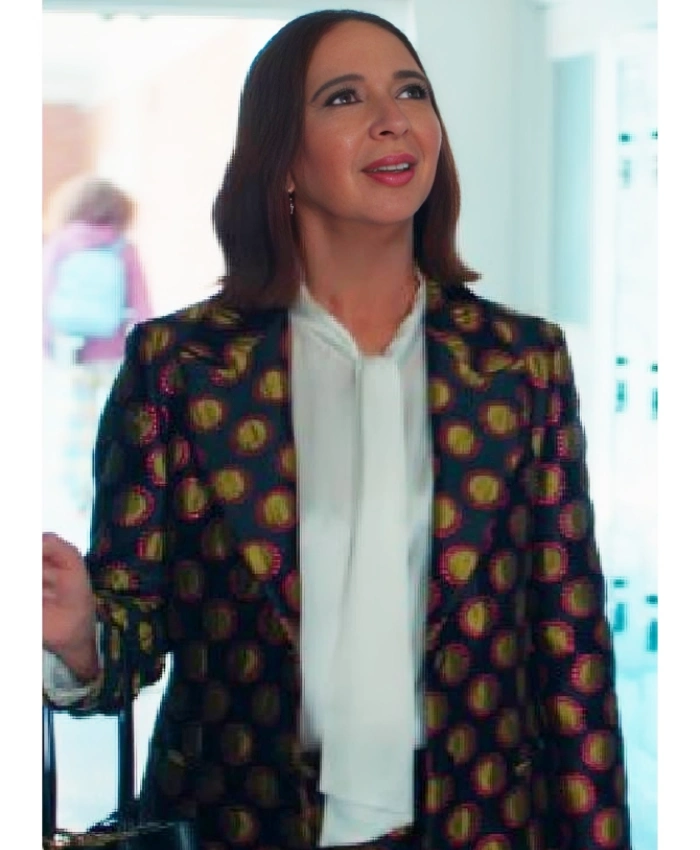 Loot Season 03 Molly Wells Black And Gold Dot Blazer