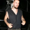 Los Angeles 2025 Justin Bieber Black Cotton Vest