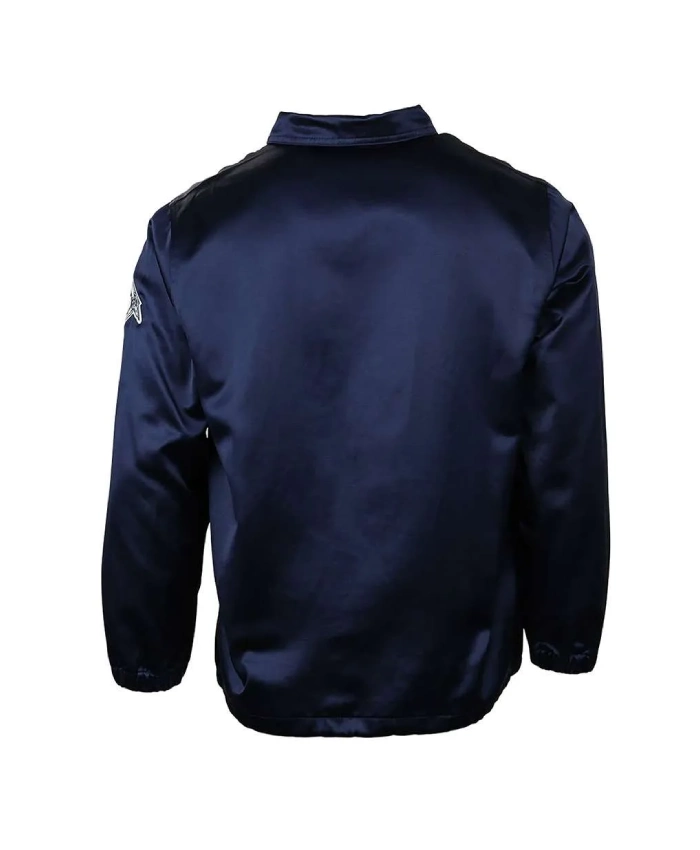 Los Angeles Angels 1946 Full Snap Satin Navy Windbreaker