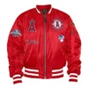 Los Angeles Angels Bomber MA 1 Jacket