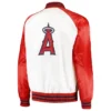 Los Angeles Angels Clean Up Hitter Full Snap Satin Jacket