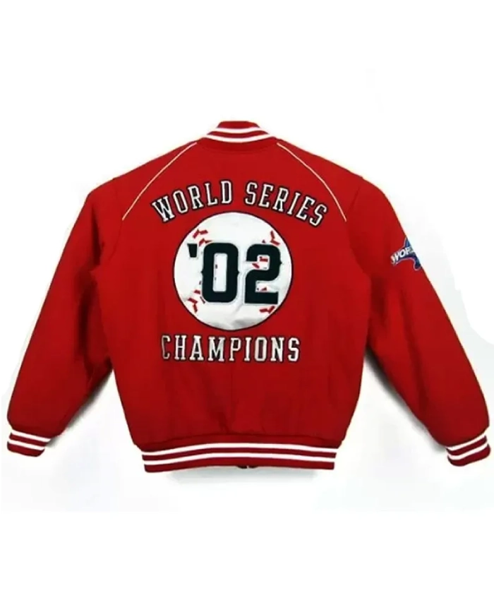 Los Angeles Angels World Series Full Zip Wool Varsity Red Jacket