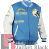 Los Angeles Chargers Blue And White Varsity Mashup Jacket
