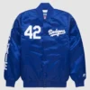 Los Angeles Dodgers 42 Blue Varsity Jacket