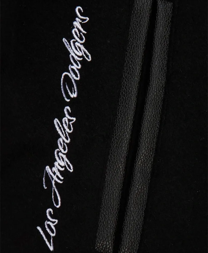 Los Angeles Dodgers Black Varsity Jacket 1