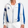 Los Angeles Dodgers Off Season x MLB White Track Jacket Mens