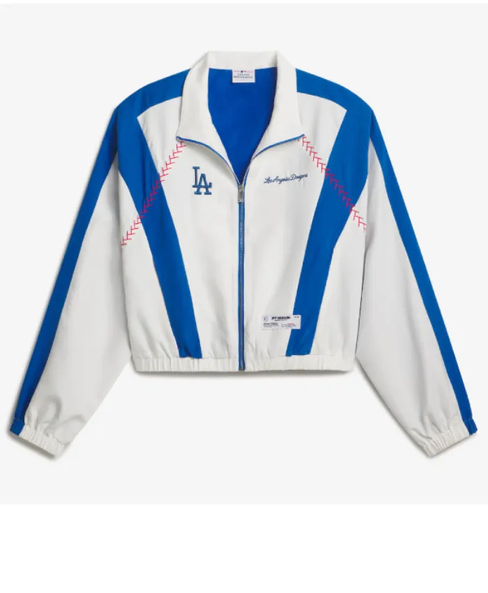 Los Angeles Dodgers Off Season x MLB White Track Jacket Without Trouser