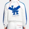 Los Angeles Dodgers Off Season x MLB White Track Jacket Women