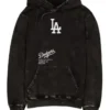 Los Angeles Dodgers Sports Night Black Denim Hoodie