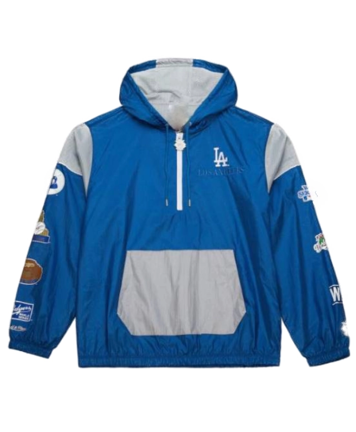 Los Angeles Dodgers Team OG 3.0 Anorak Half Zip Windbreaker Jacket