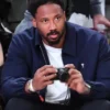 Los Angeles Lakers 2026 Game Myles Garrett Blue Jacket