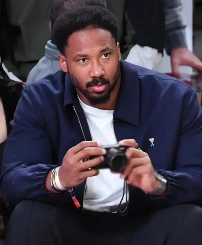 Los Angeles Lakers 2026 Game Myles Garrett Blue Jacket