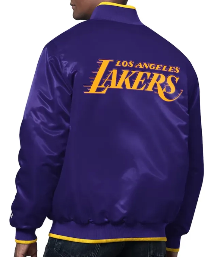 Los Angeles Lakers The Ambassador Varsity Satin Jacket