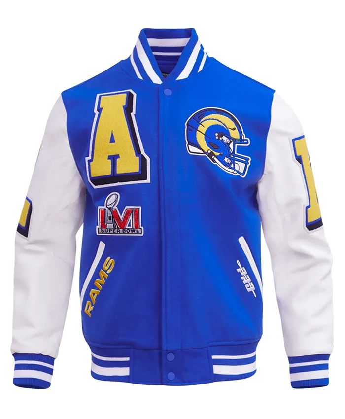 Los Angeles Rams Mashup Varsity Jacket