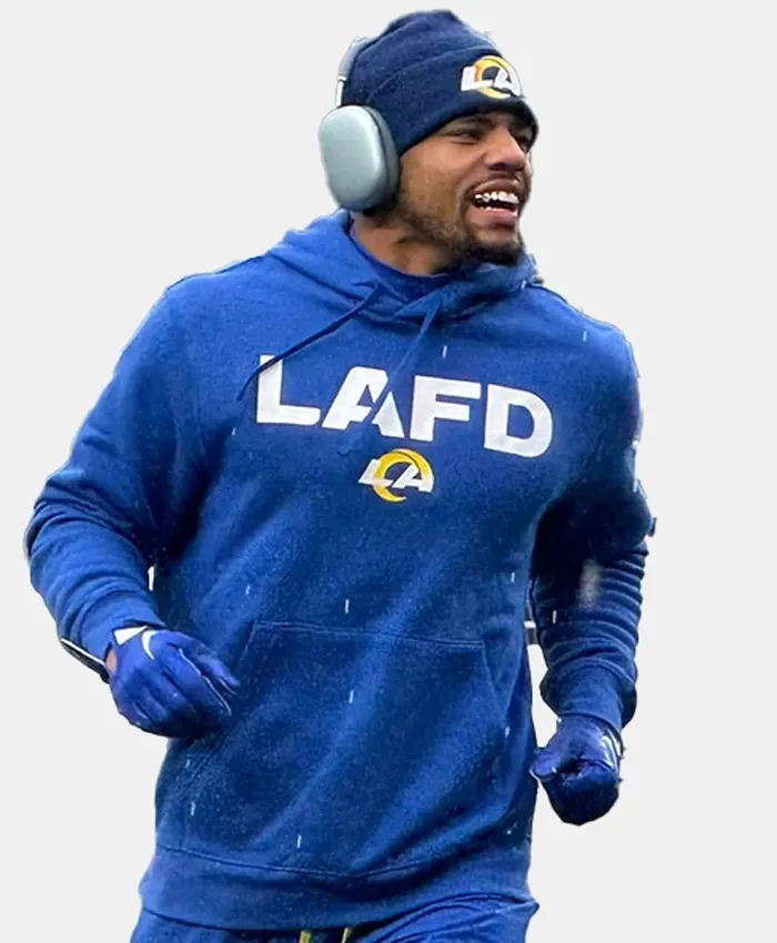 Los Angeles Rams Nike Blue LAFD Hoodie