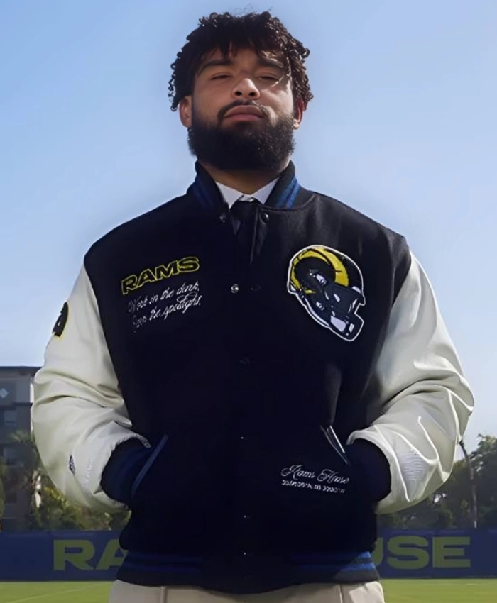 Los Angeles Rams Rivalries Kyren Williams Shoe Palace Varsity Jacket