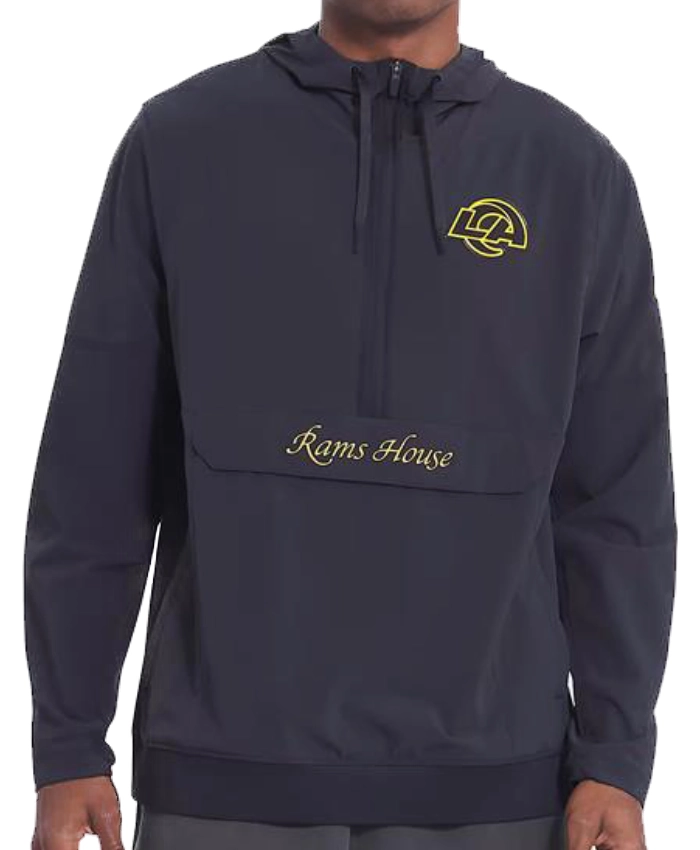 Los Angeles Rams Rivalries Sideline Anorak Nike Half Zip Hood Jacket