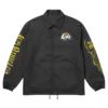 Los Angeles Rams X Mister Cartoon Black Coach Jacket