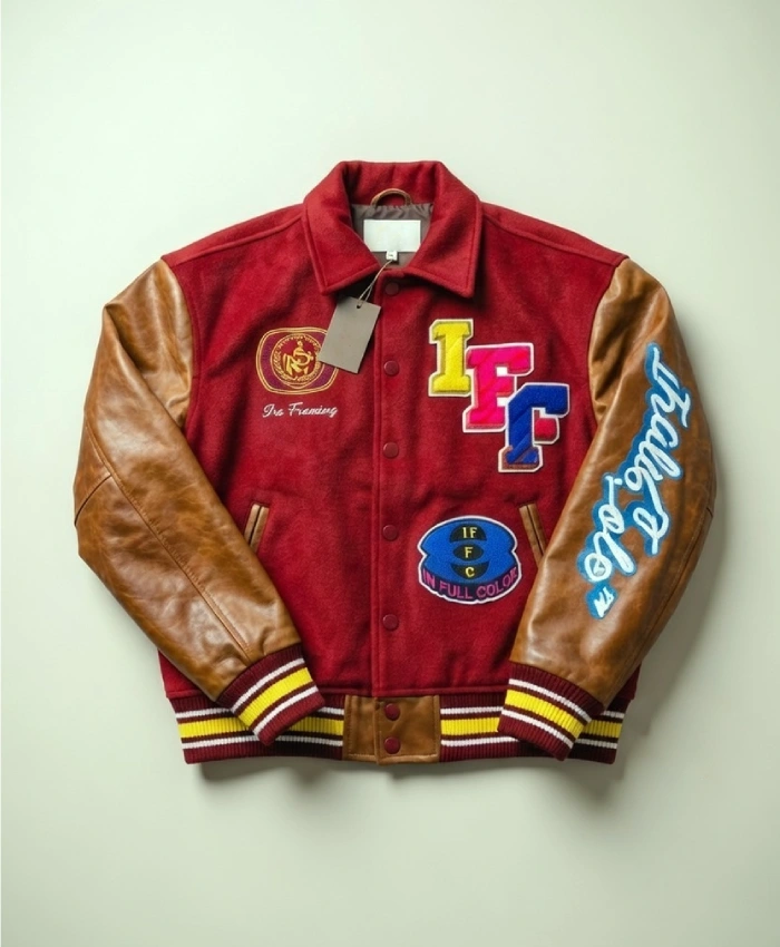 In Full Color Channel Not Available Varsity Jacket