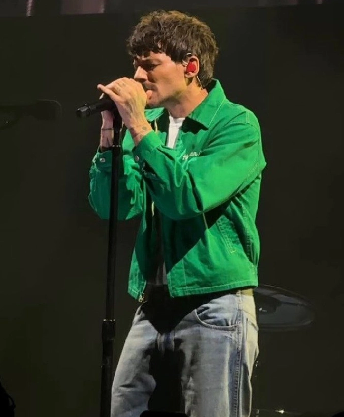 Louis Tomlinson Human Made Green Cotton Twill Jacket