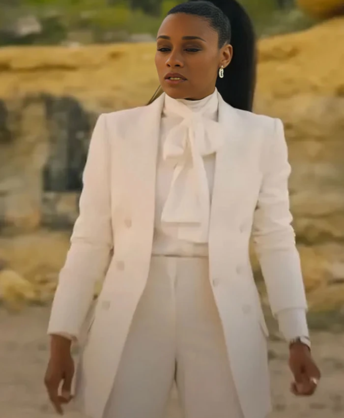 Love Hurts Ariana DeBose White Blazer