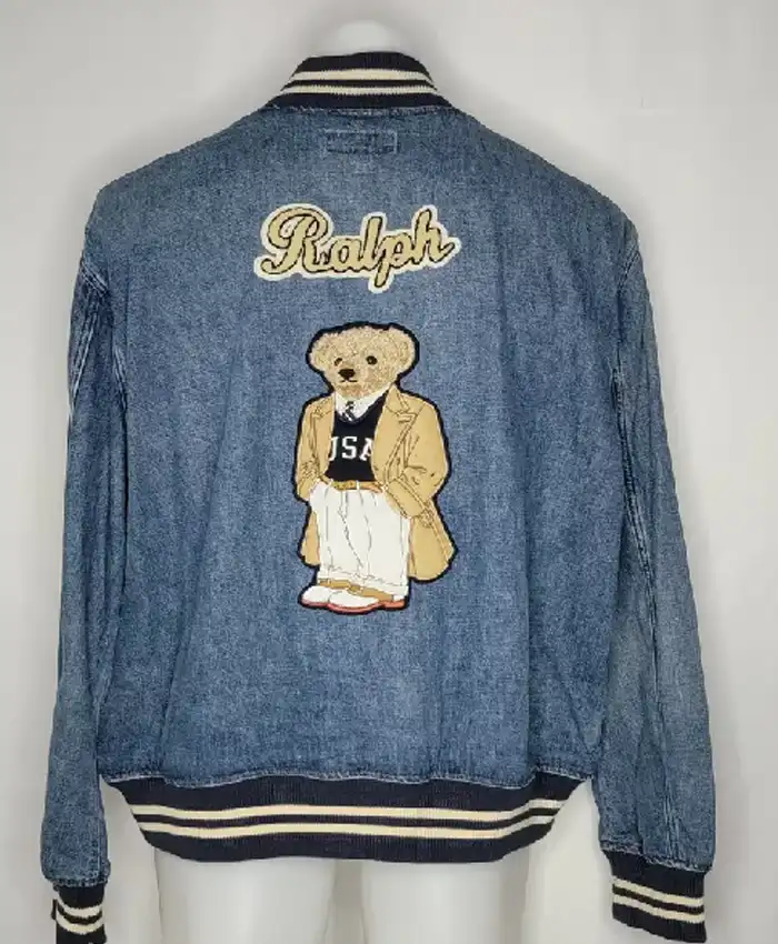 Love Island UK S12 Dejon Noel-Williams Denim Bomber Jacket - Image 3