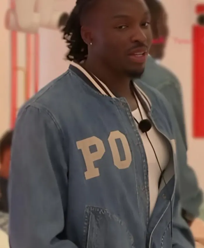 Love Island UK S12 Dejon Noel-Williams Denim Bomber Jacket