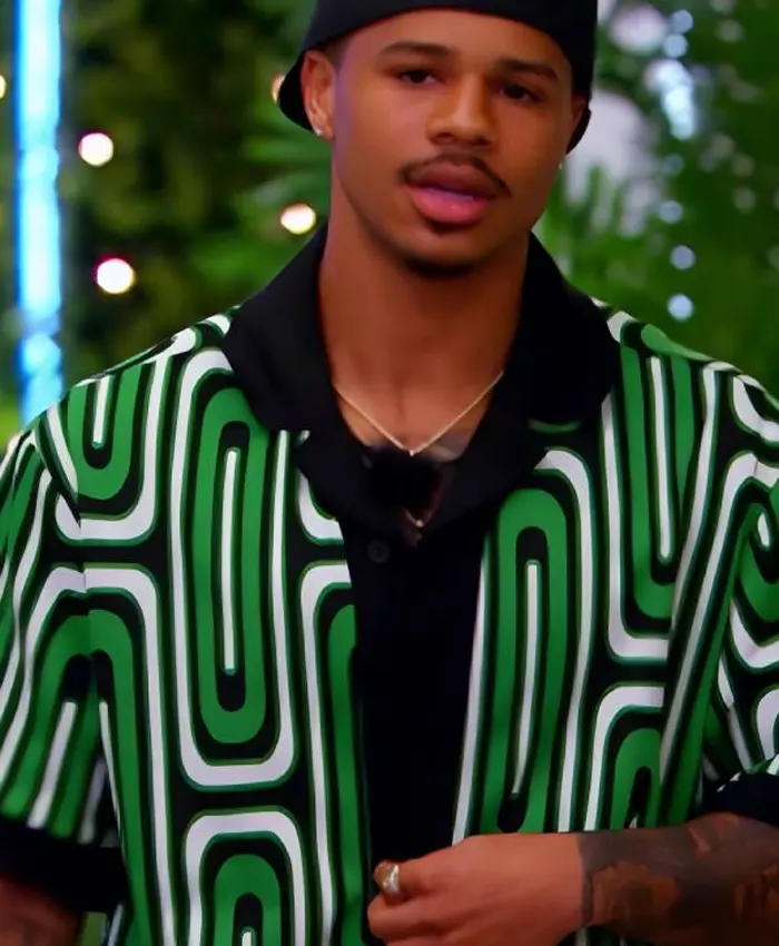 Love Island USA S07 Ace Green Shirt
