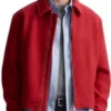 Lucas Jasper Electric Bloom S01 Red Wool Jacket