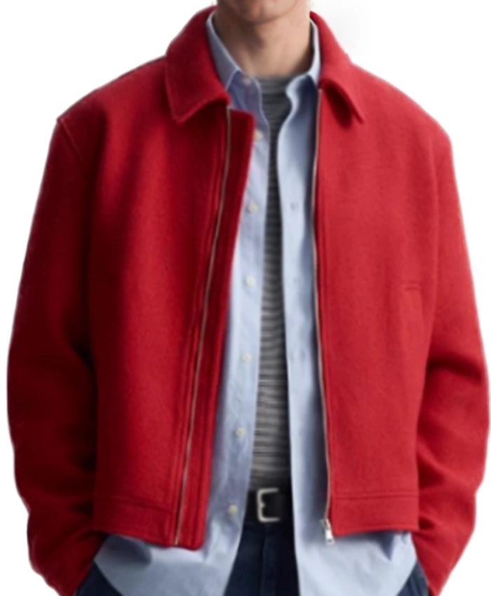 Lucas Jasper Electric Bloom S01 Red Wool Jacket