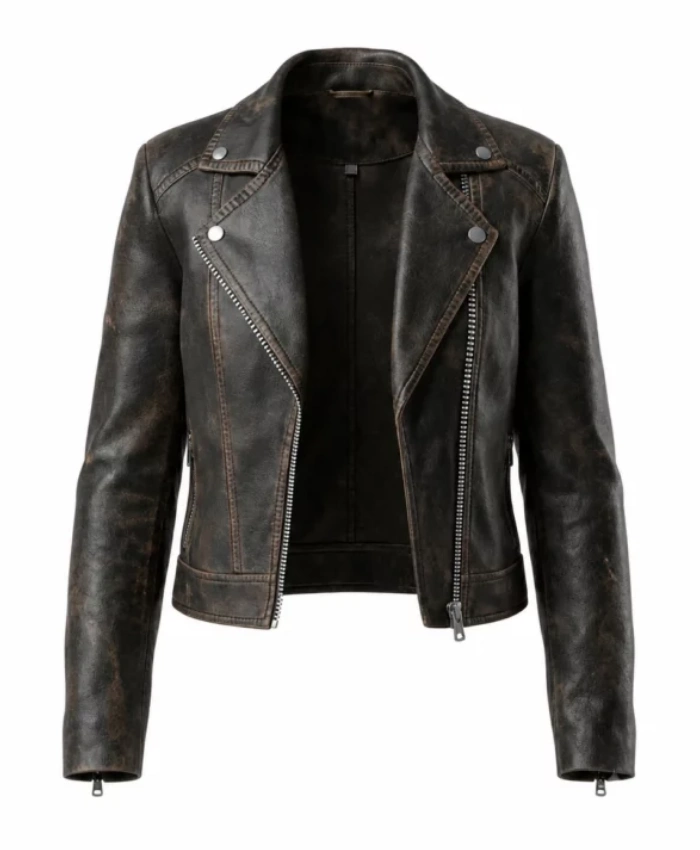 Lucia Caminos Video Game Grand Theft Auto VI Black Biker Jacket