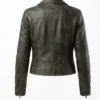 Lucia Caminos Video Game Grand Theft Auto VI Black Biker Leather Jacket
