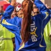 Ludmilla Brazil X Jordan Zip Up Track Jacket