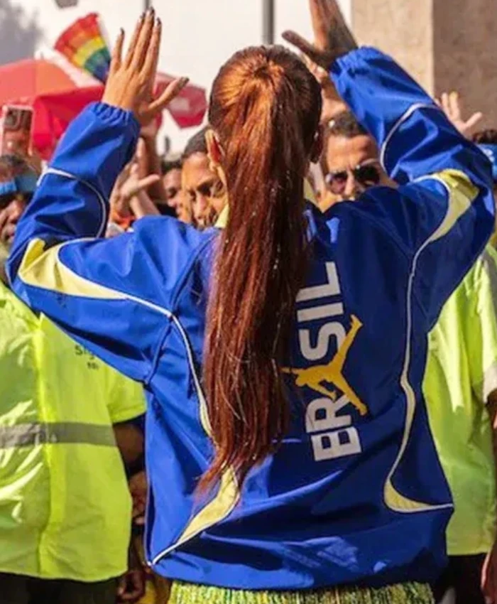 Ludmilla Brazil X Jordan Zip Up Track Jacket