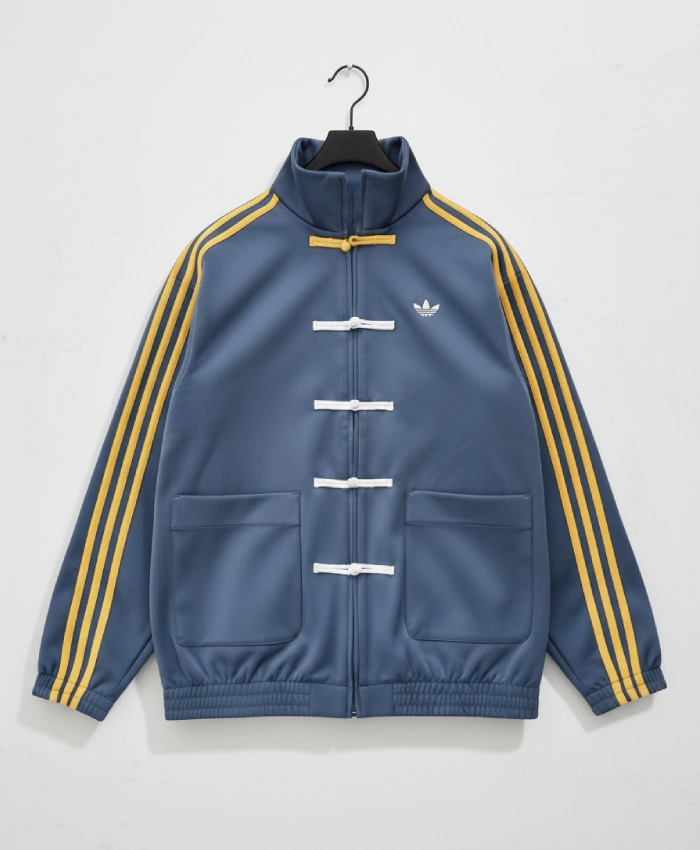 Lunar New Year 2026 Adidas Jacket With Yellow Stripes