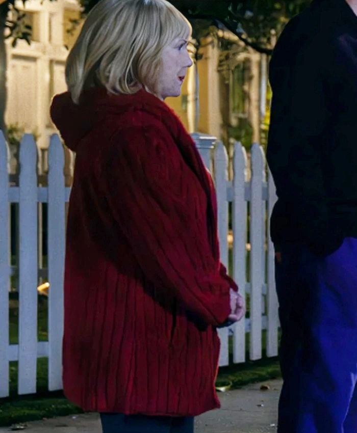 Lynn Gardner The Burbs S01 Maroon Hooded Coat
