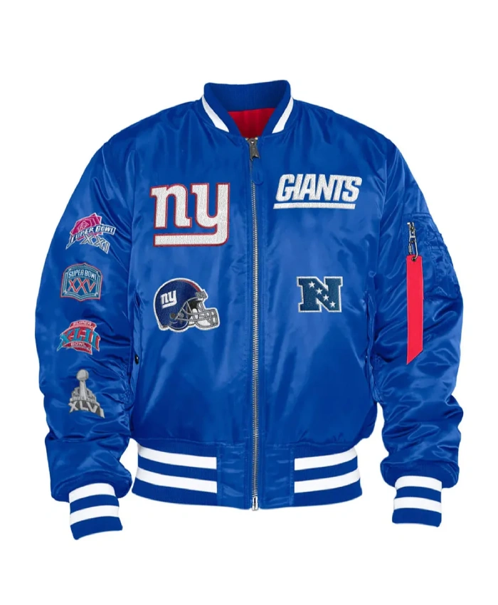 MA 1 New York Giants Bomber Jacket
