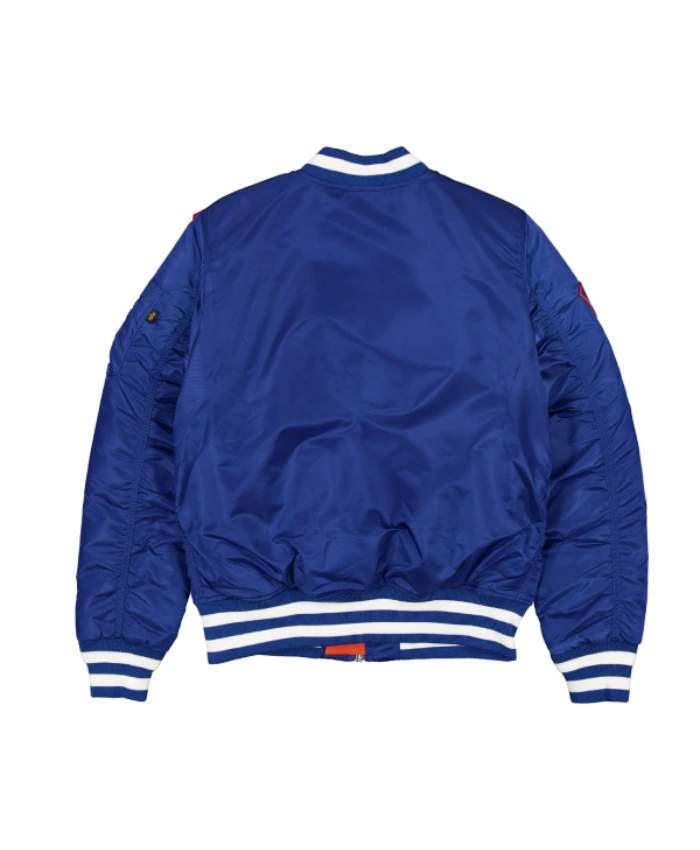 Alternative view of NY Knicks Alpha Industries MA-1 Bomber Jacket