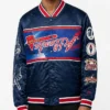 MLB All-Star Atlanta Braves Usher Blue Varsity Jacket Mens