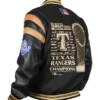 MLB Texas Rangers World Series Champions Black Varsity Jacket