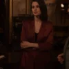 Mabel Mora TV Series Only Murders In The Building 2025 Selena Gomez Maroon Blazer
