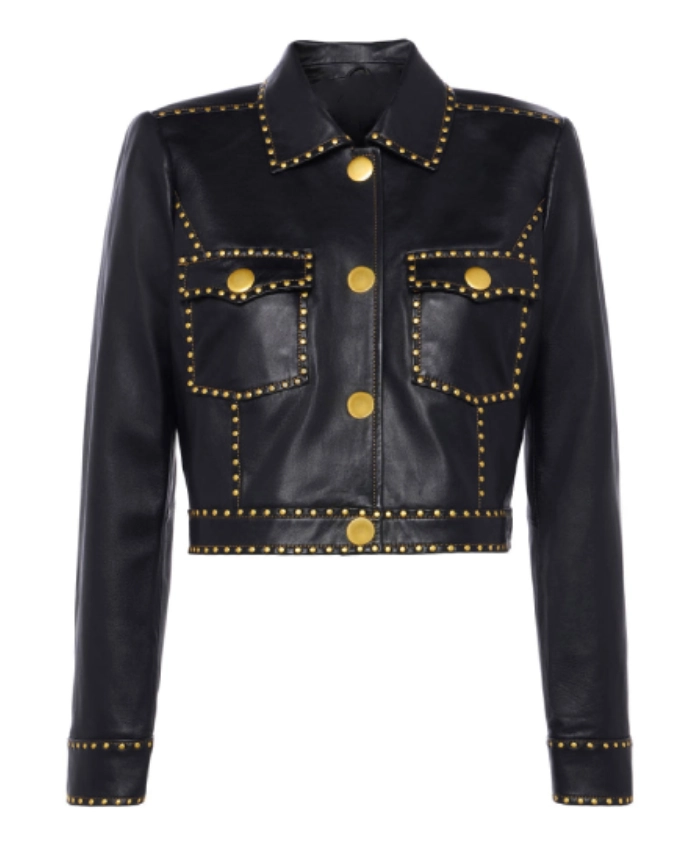 Made In Chelsea S30 Yasmine Black Studded Jacket