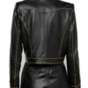 Made In Chelsea S30 Yasmine Black Studded Leather Jacket