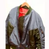 Major Scarlett Johansson Ghost in The Shell Satin Bomber Jacket