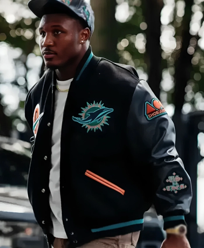 Malik Washington Rivalries Miami Dolphins Varsity Jacket