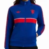 Manchester United x Adidas Blue Track Jacket Womens