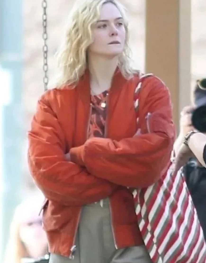 Margo Millet TV Series Margos Got Money Troubles 2026 Elle Fanning Bomber Jacket