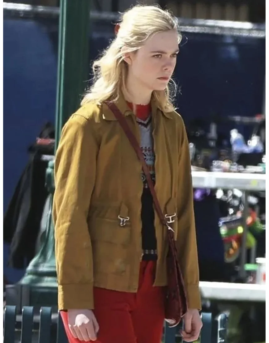 Margo Millet TV Series Margos Got Money Troubles 2026 Elle Fanning Brown Jacket
