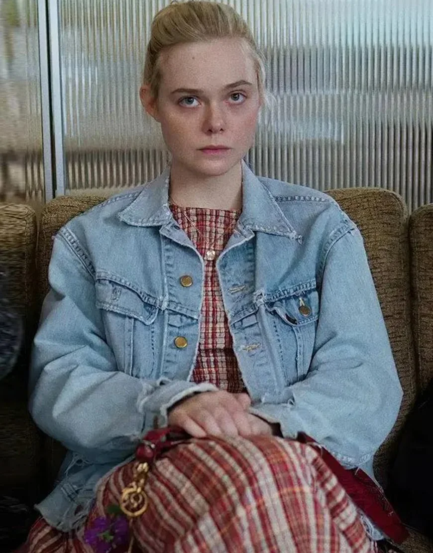 Margos Got Money Troubles 2026 Elle Fanning Denim Jacket