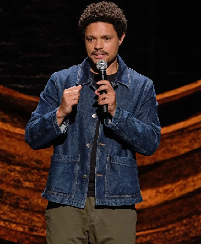 Joy in The Trenches 2026 Trevor Noah Blue Denim Jacket